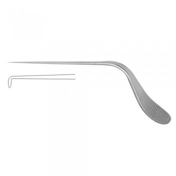 Zoellner Ear Knife Angled 90° Downwards Stainless Steel, Standard Size